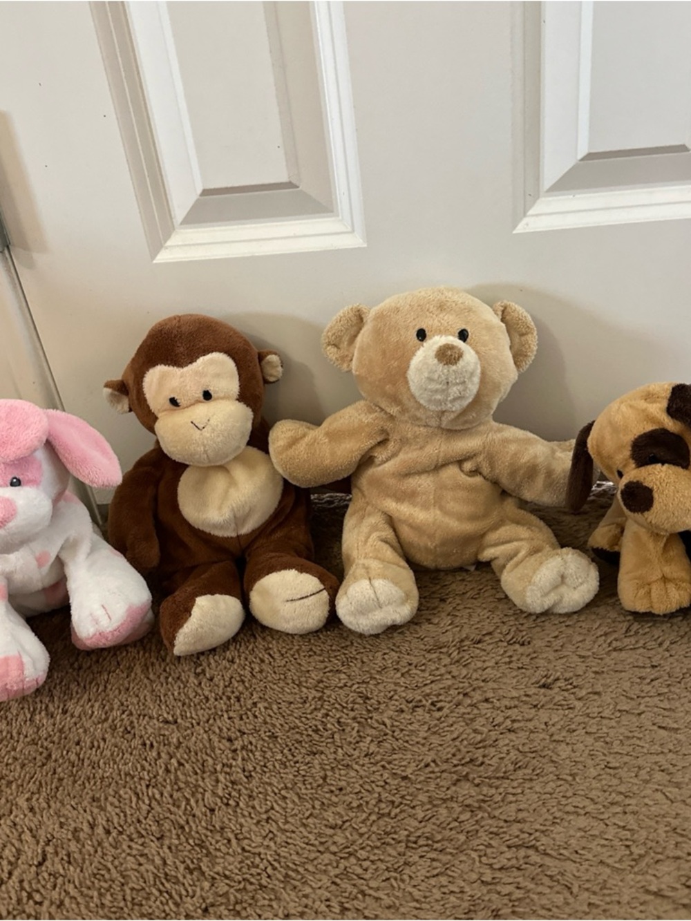 TY Plush Pluffies Stuffed Animal Monkey Bear Dog TyLux Baby Pups Barkers Dangles